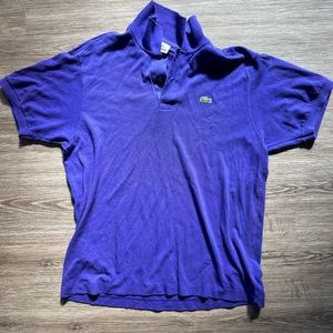 Purple men’s Lacoste polo